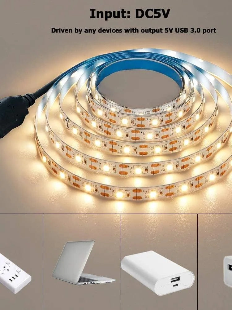 USB LED Strips White/ Warm light